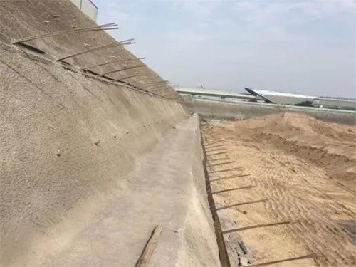 高阳河道边坡加固